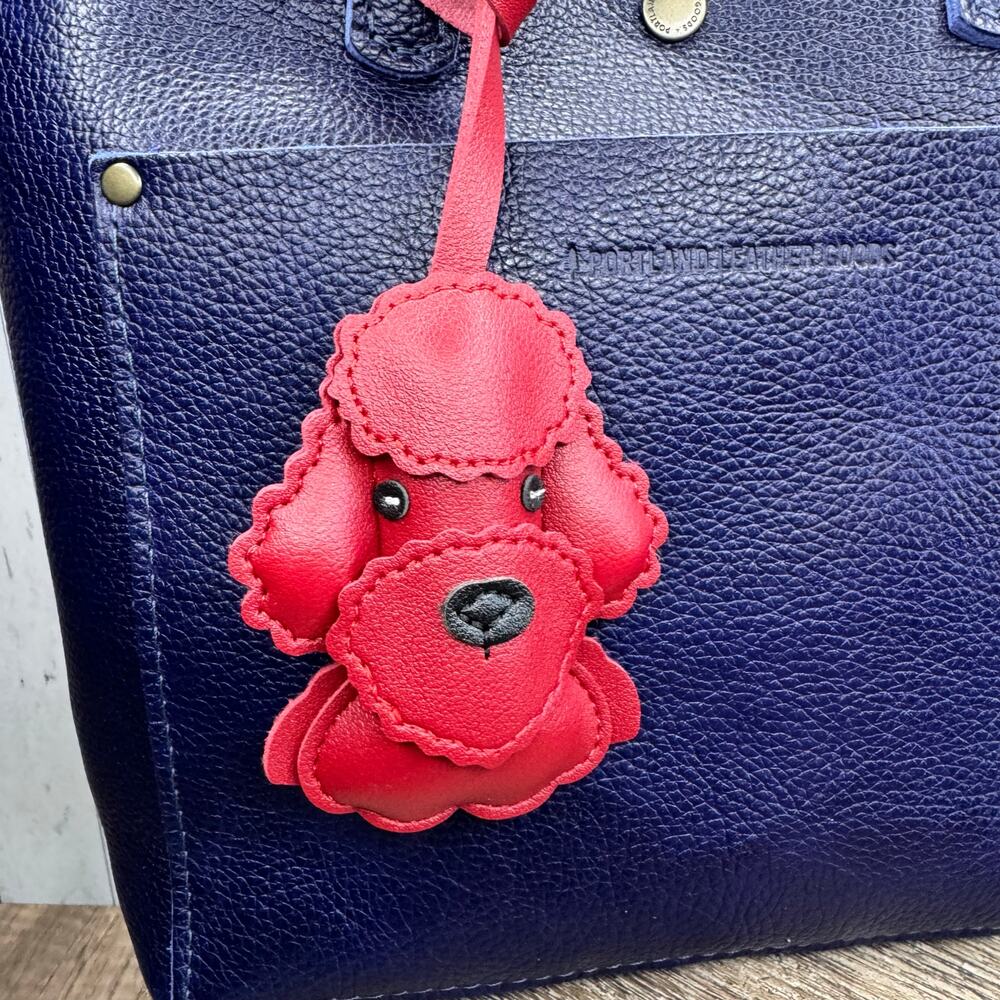 Poodle Goldendoodle Dog Lover Bag Charm Red Dog Purse Charm FAST SHIP